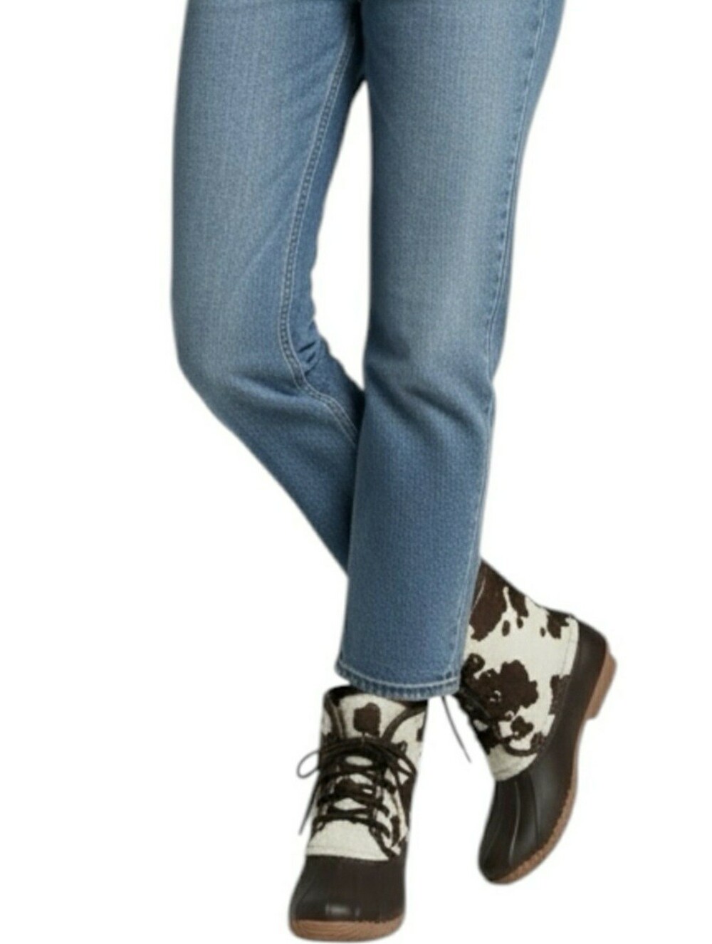 Simply Southern Collection "Cow Print" Duck Boots